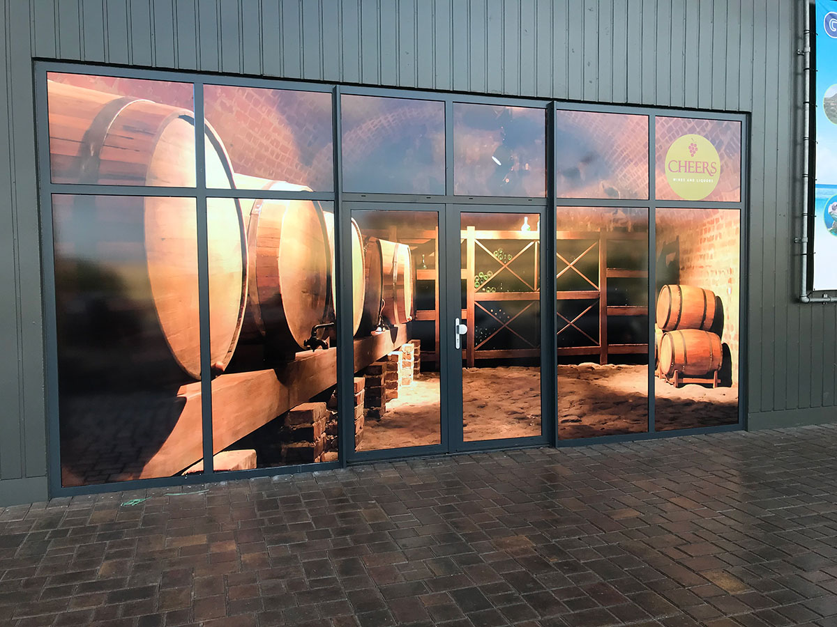 Signing cheers drankzaak